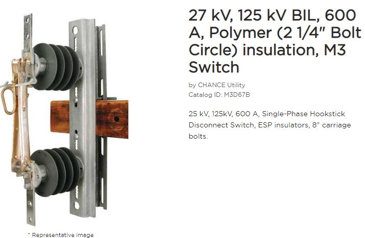 Switch Hook 600A 27kv
